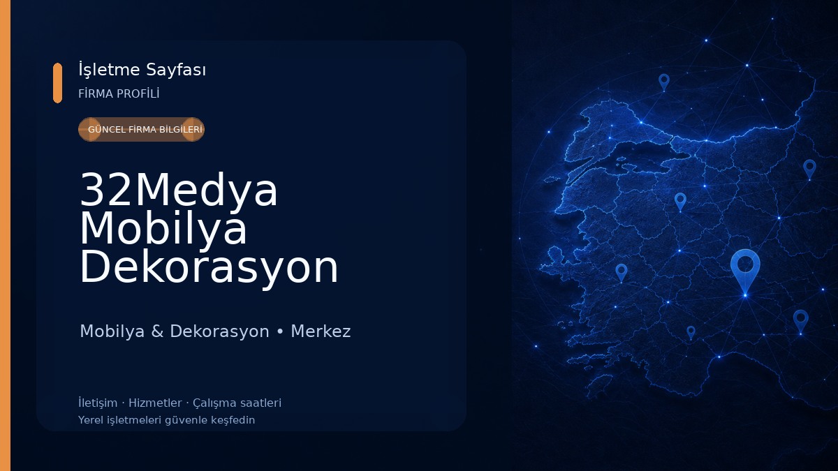 32Medya Mobilya Dekorasyon