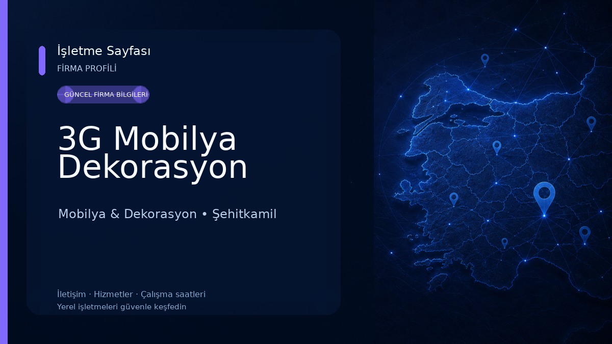 3G Mobilya Dekorasyon Mobilya & Dekorasyon