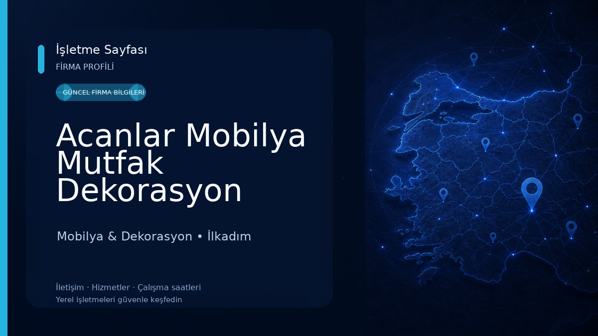 Acanlar Mobilya Mutfak Dekorasyon