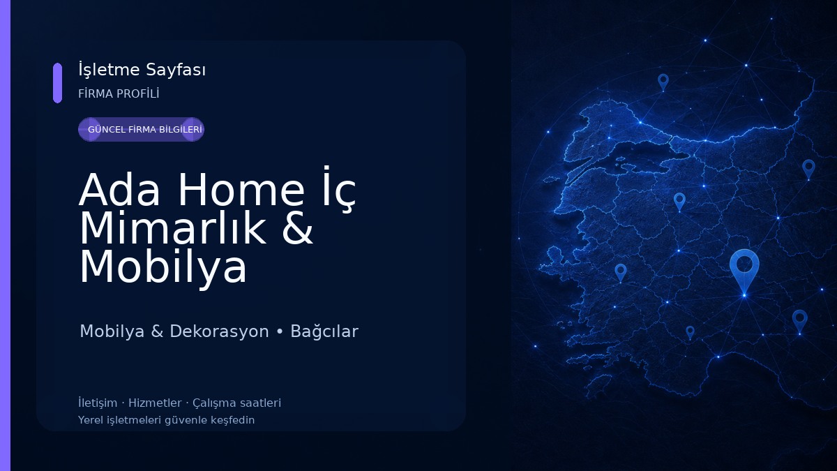 Ada Home İç Mimarlık & Mobilya Mobilya & Dekorasyon