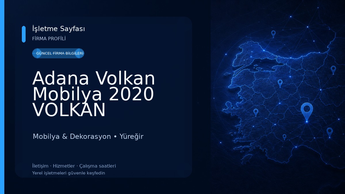 Adana Volkan Mobilya 2020 VOLKAN VARKAL Mobilya & Dekorasyon