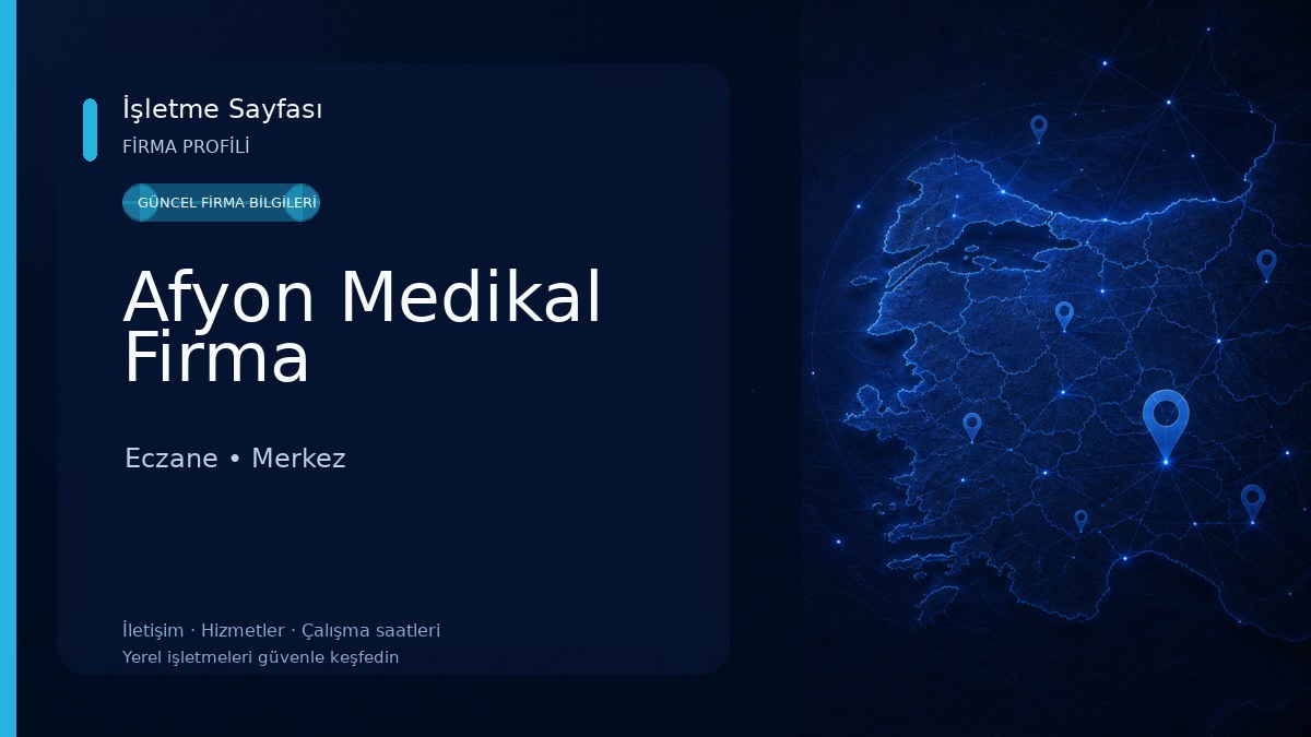 Afyon Medikal Firma 