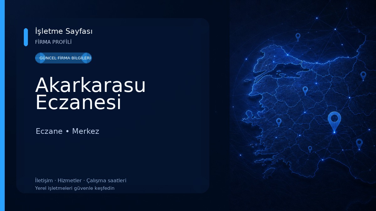 Akarkarasu Eczanesi