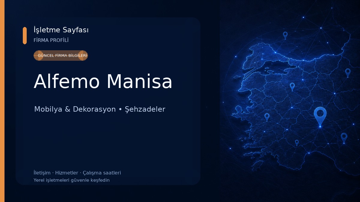 Alfemo Manisa Mobilya & Dekorasyon