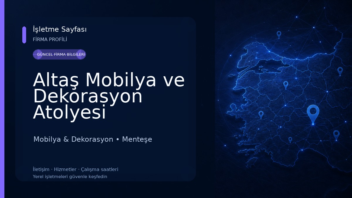 Altaş Mobilya ve Dekorasyon Atolyesi Mobilya & Dekorasyon