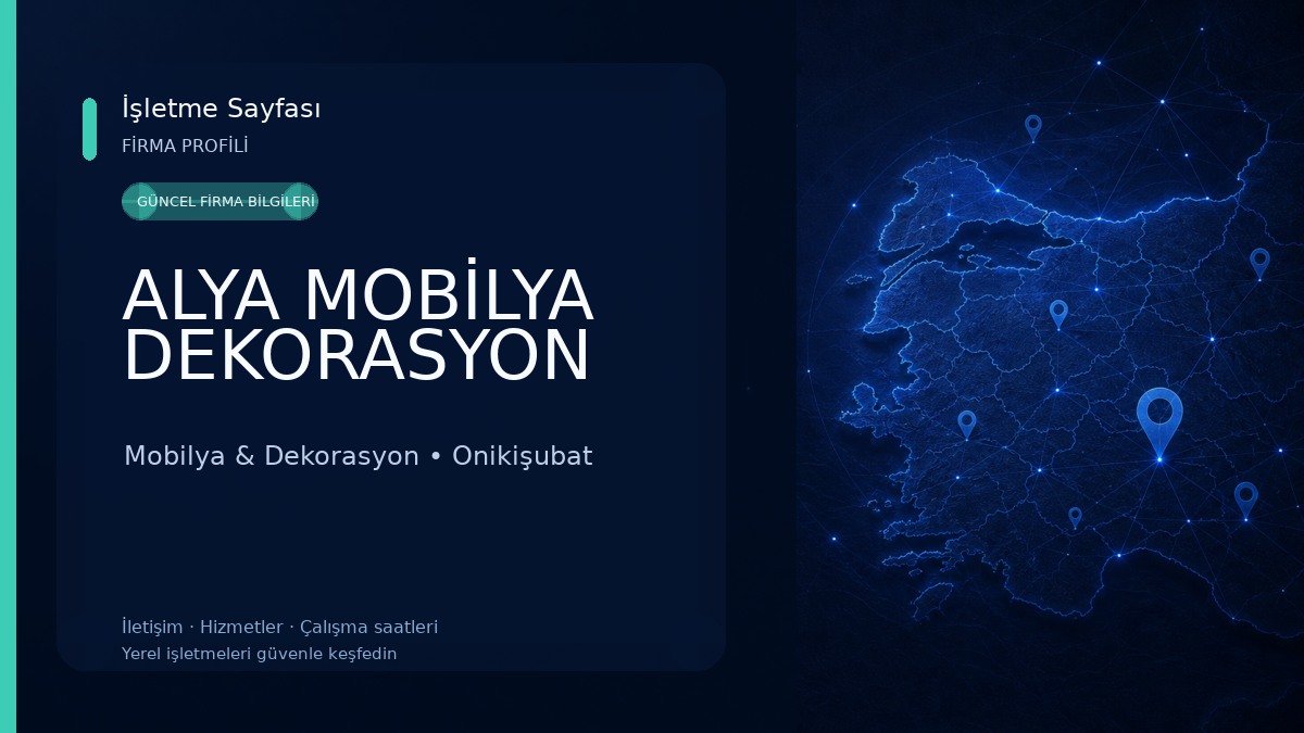 ALYA MOBİLYA DEKORASYON Mobilya & Dekorasyon