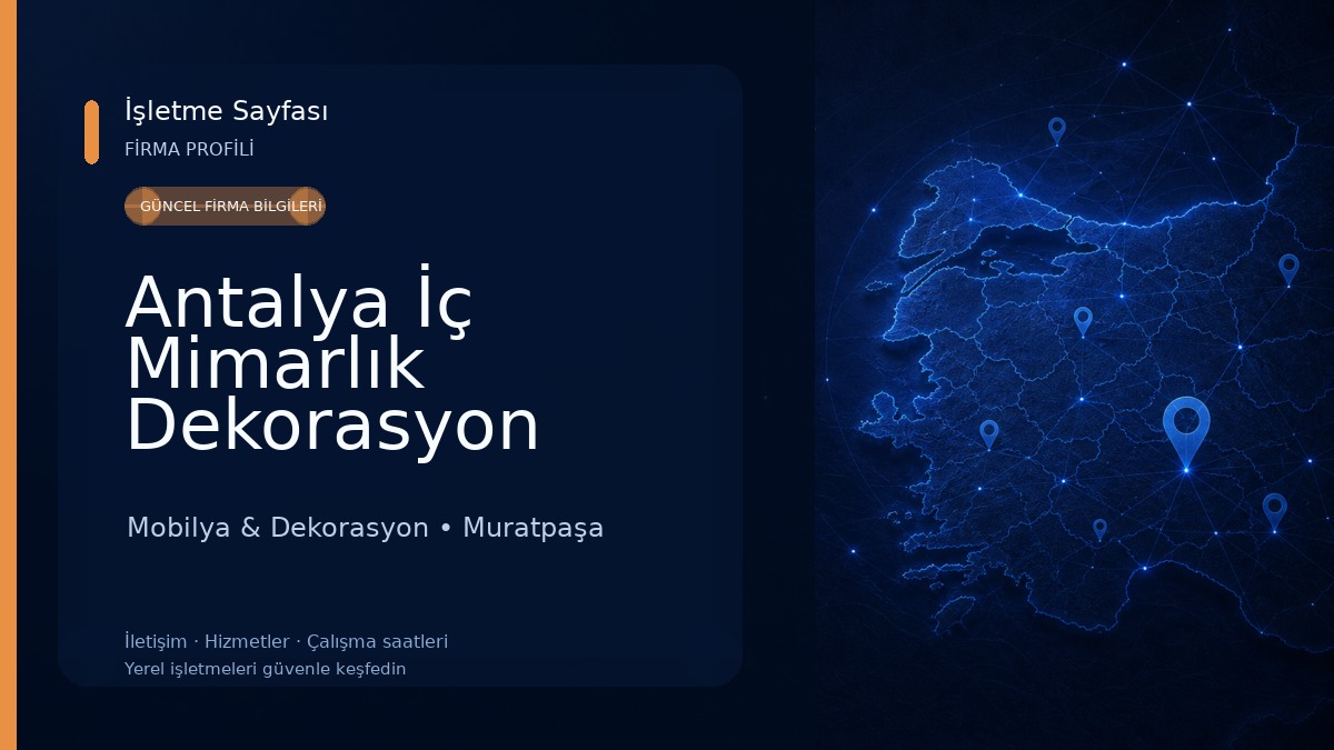 Antalya İç Mimarlık Dekorasyon 