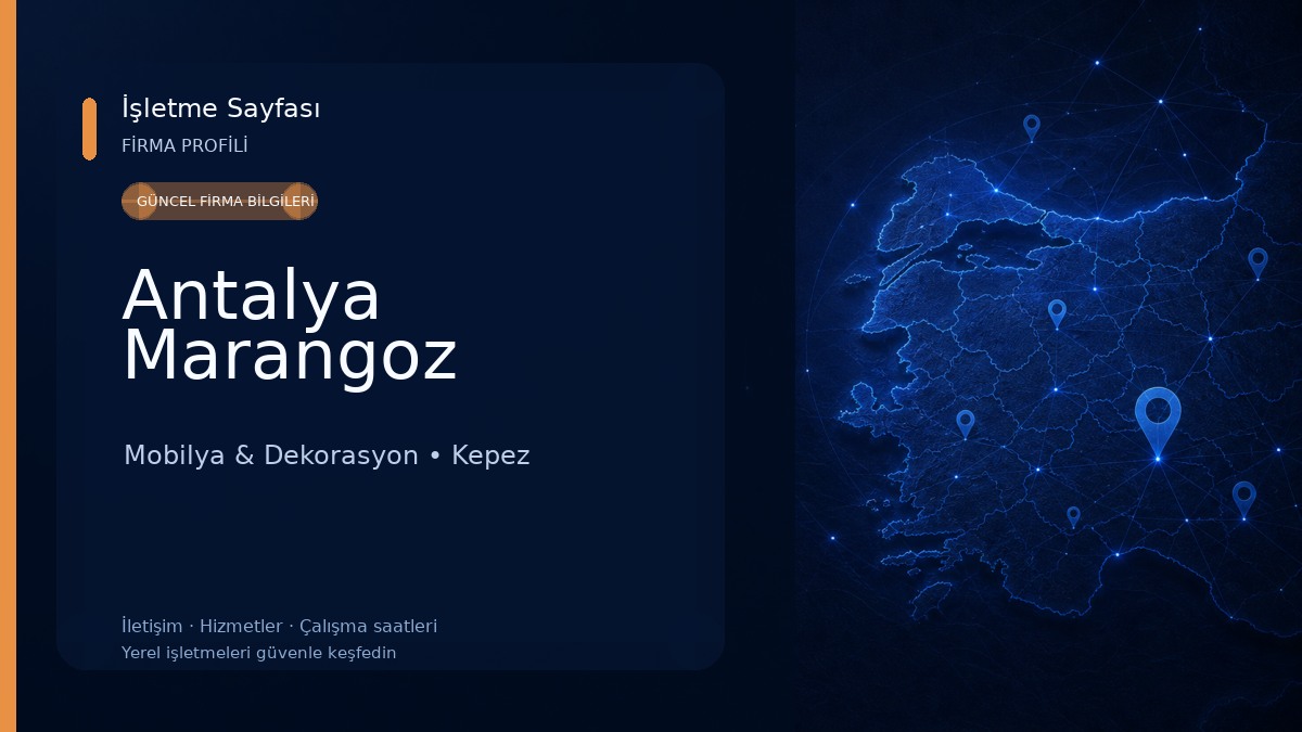 Antalya Marangoz Mobilya & Dekorasyon