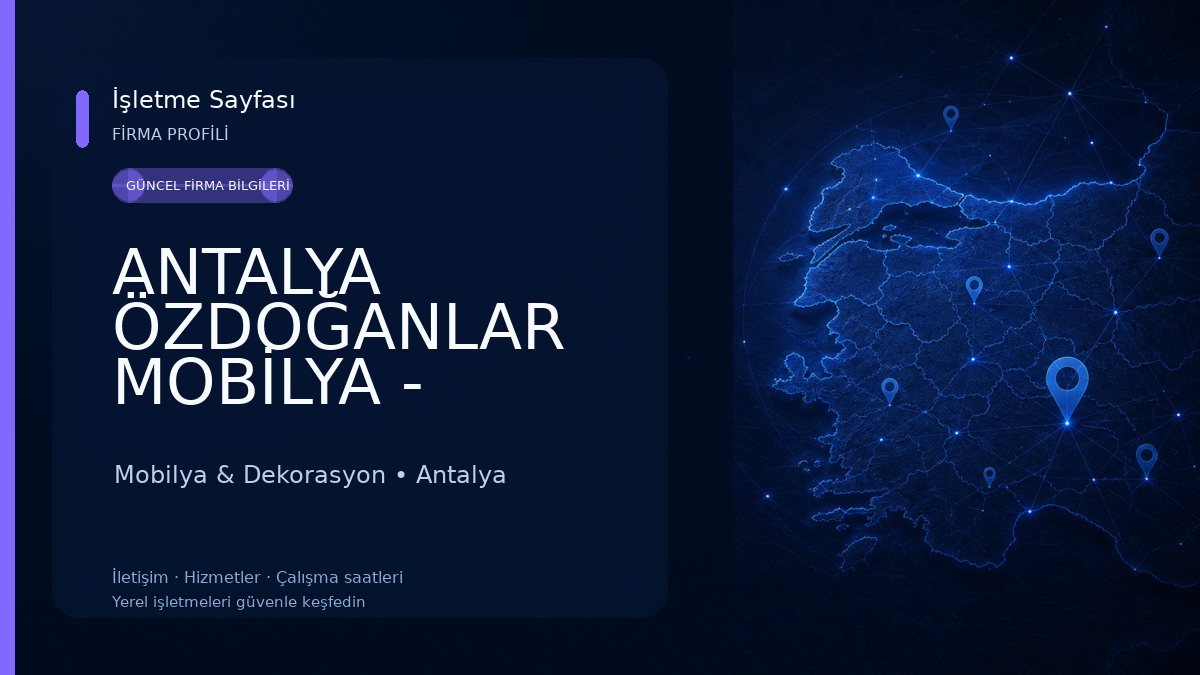 ANTALYA ÖZDOĞANLAR MOBİLYA - BELLONA YETKİLİ BAYİİ Mobilya & Dekorasyon