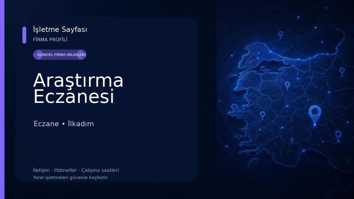 Araştırma Eczanesi Eczane