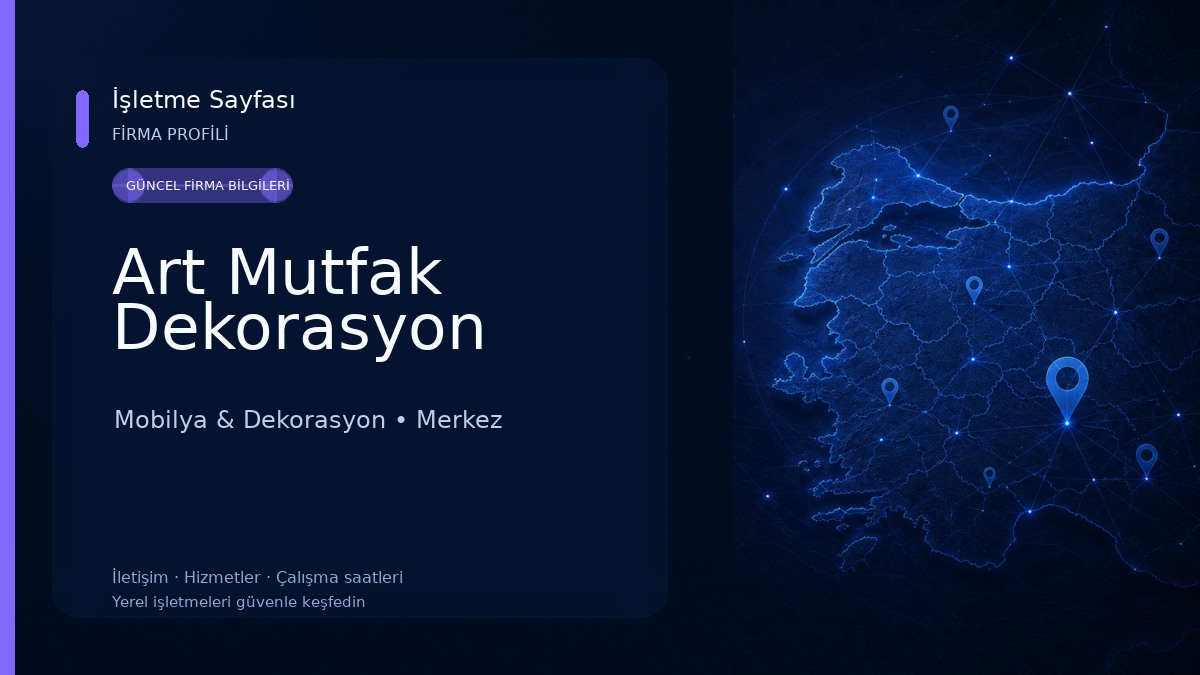Art Mutfak Dekorasyon