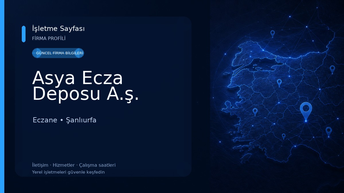 Asya Ecza Deposu A.ş. Eczane