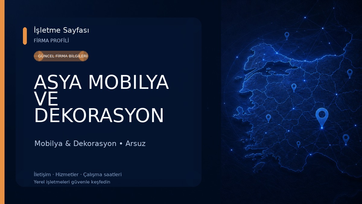 ASYA MOBILYA VE DEKORASYON Mobilya & Dekorasyon
