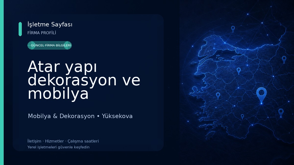 Atar yapı dekorasyon ve mobilya Mobilya & Dekorasyon