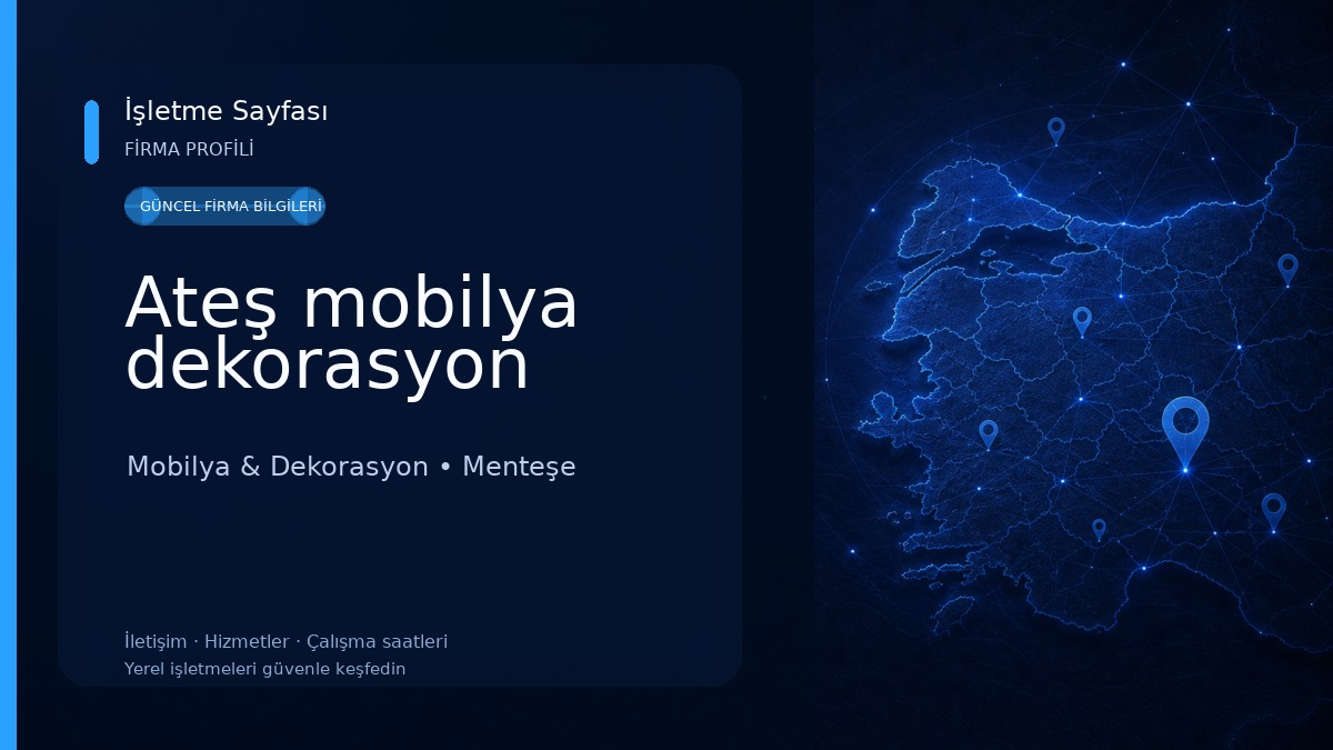 Ateş mobilya dekorasyon Mobilya & Dekorasyon