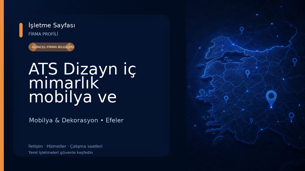 ATS Dizayn iç mimarlık mobilya ve dekorasyon 