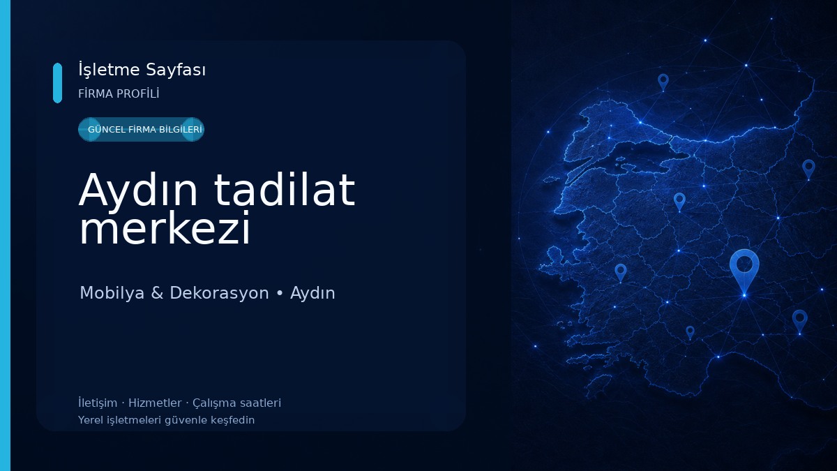 Aydın tadilat merkezi Mobilya & Dekorasyon