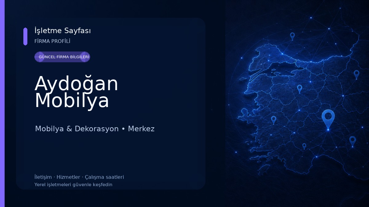 Aydoğan Mobilya Mobilya & Dekorasyon