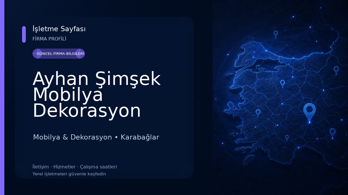 Ayhan Şimşek Mobilya Dekorasyon