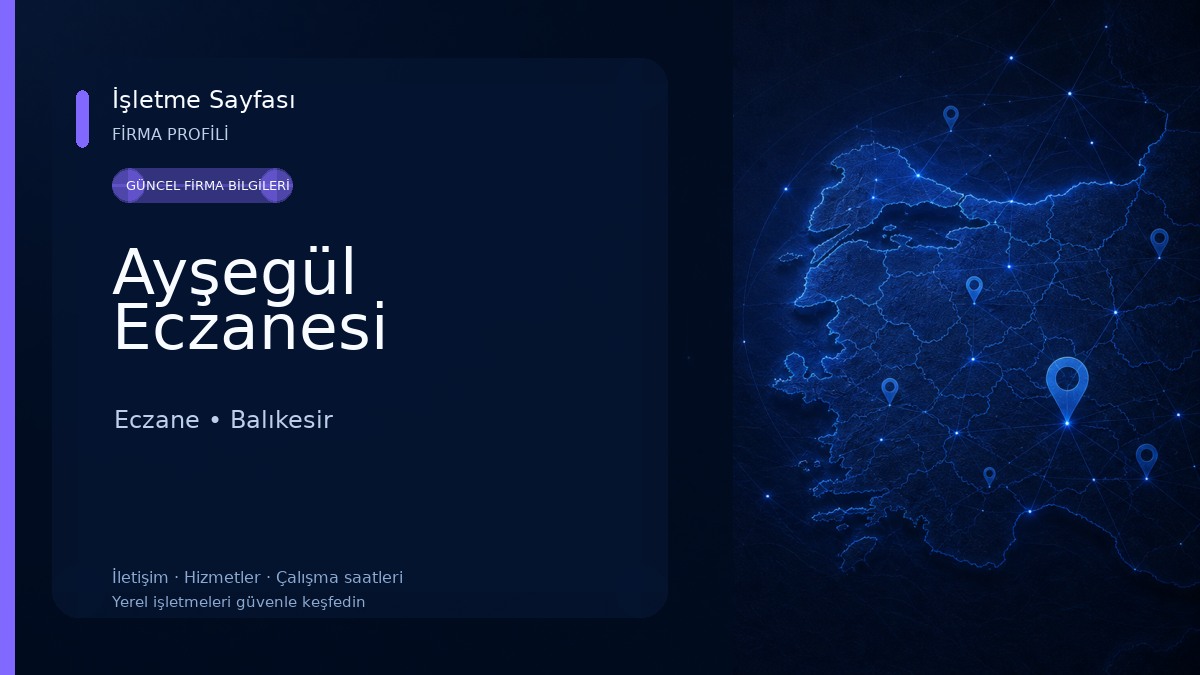 Ayşegül Eczanesi Eczane
