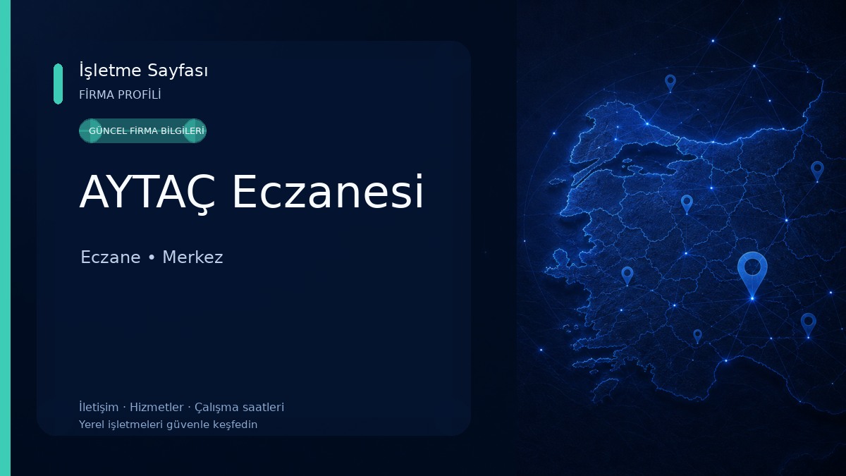 AYTAÇ Eczanesi Eczane