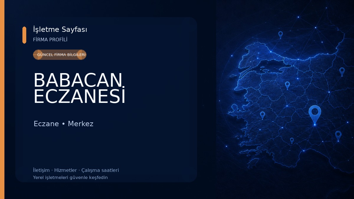 BABACAN ECZANESİ Eczane