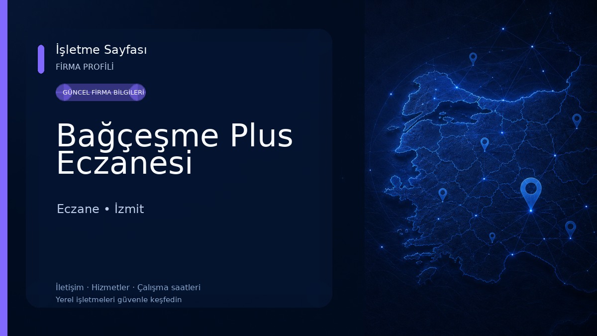 Bağçeşme Plus Eczanesi Eczane
