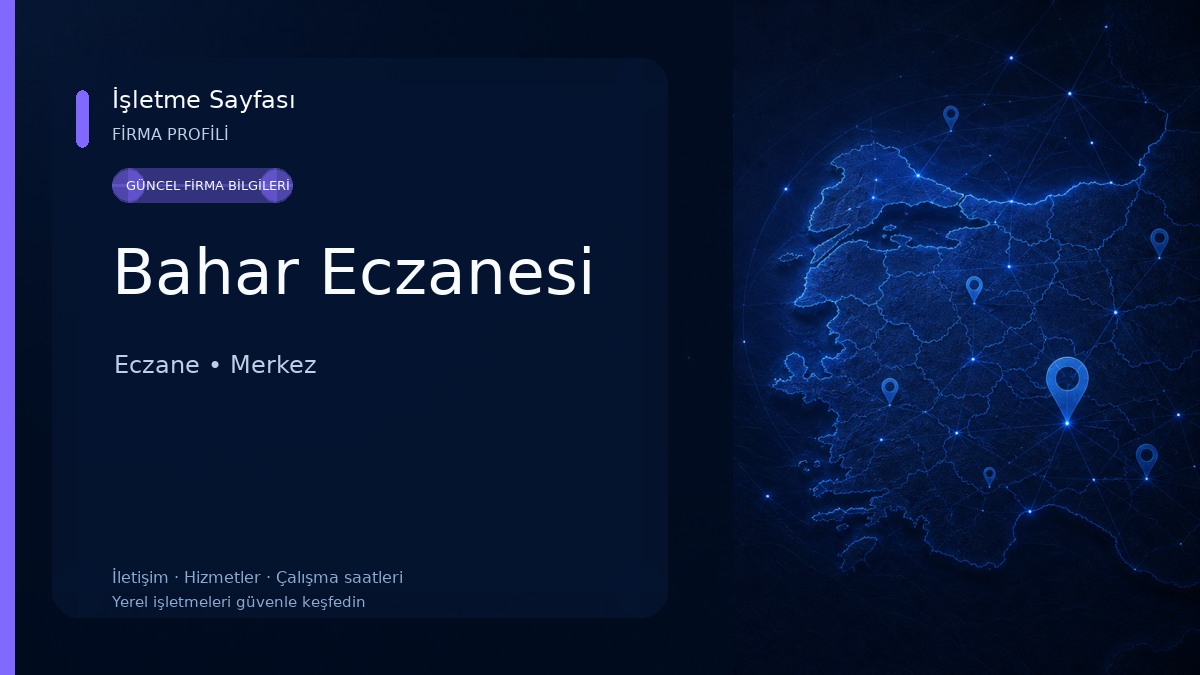 Bahar Eczanesi