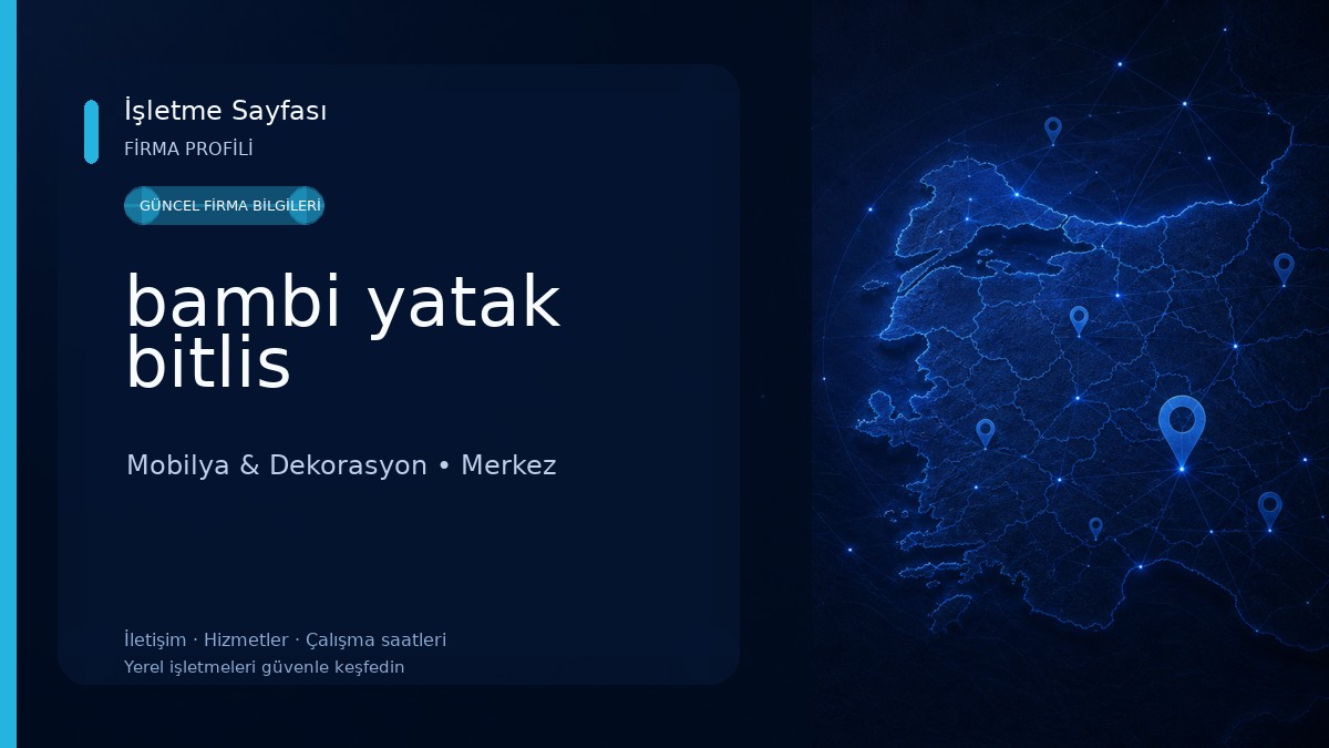 bambi yatak bitlis Mobilya & Dekorasyon