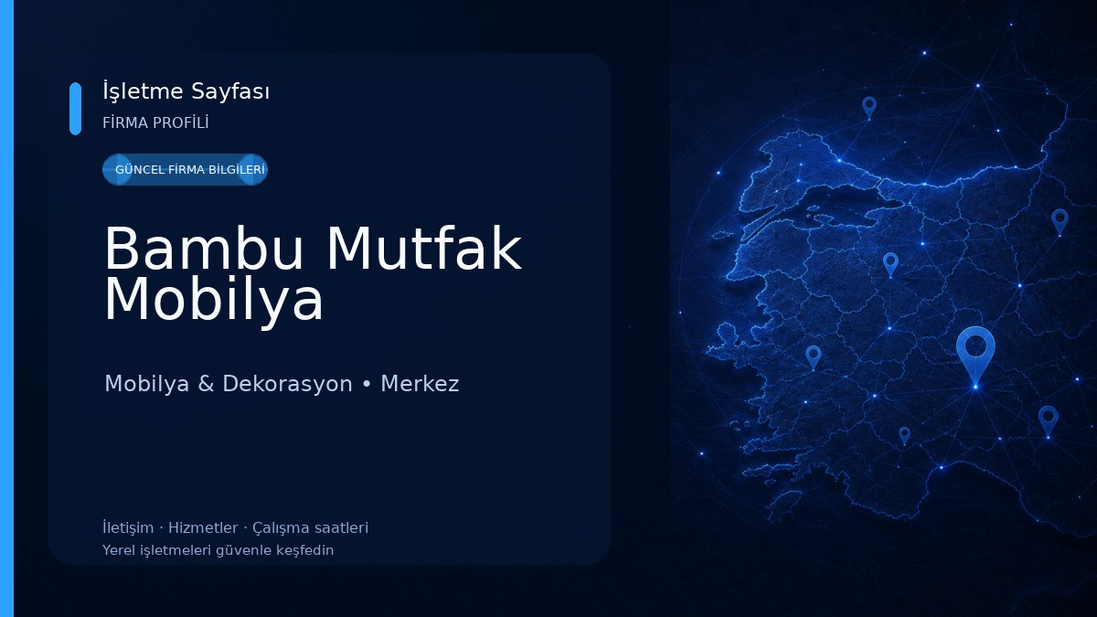 Bambu Mutfak Mobilya