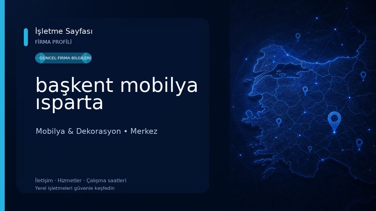 başkent mobilya ısparta Mobilya & Dekorasyon