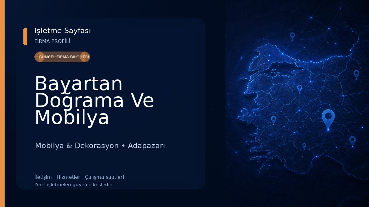 Bayartan Doğrama Ve Mobilya Dekorasyon Mobilya & Dekorasyon
