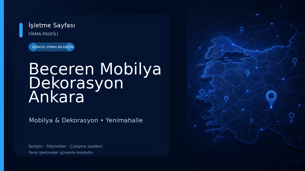 Beceren Mobilya Dekorasyon Ankara Mobilya & Dekorasyon