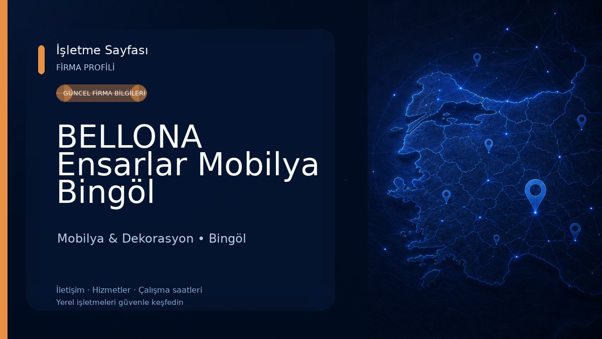 BELLONA Ensarlar Mobilya Bingöl