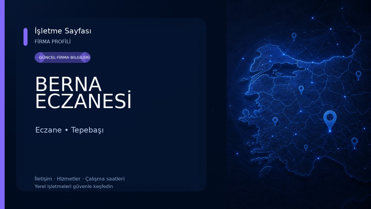 BERNA ECZANESİ Eczane