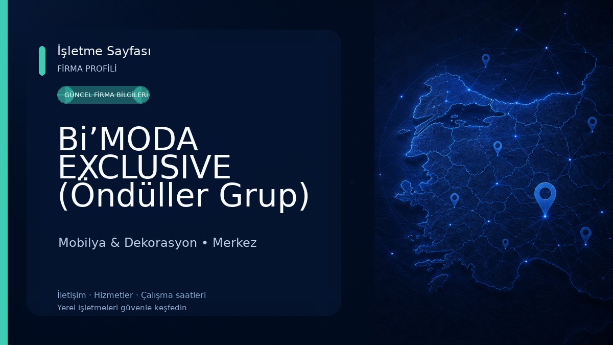 Bi’MODA EXCLUSIVE (Öndüller Grup)