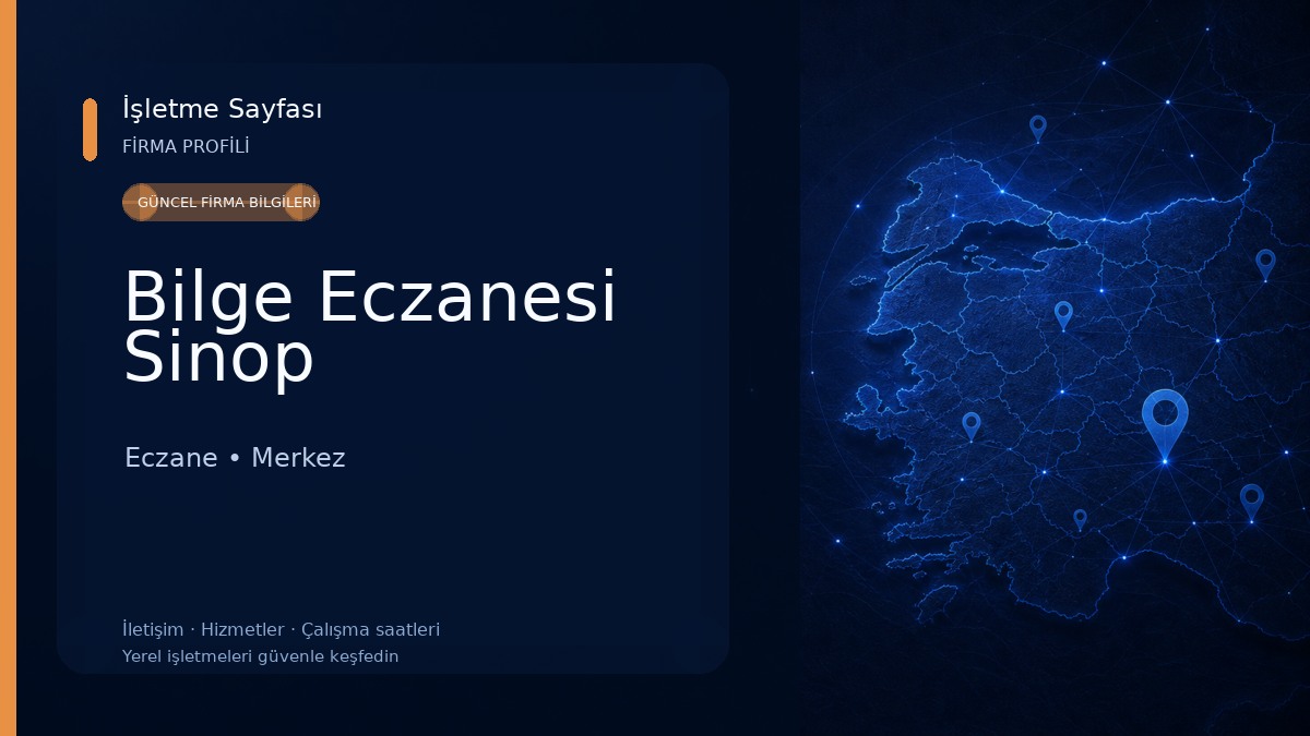 Bilge Eczanesi Sinop Eczane