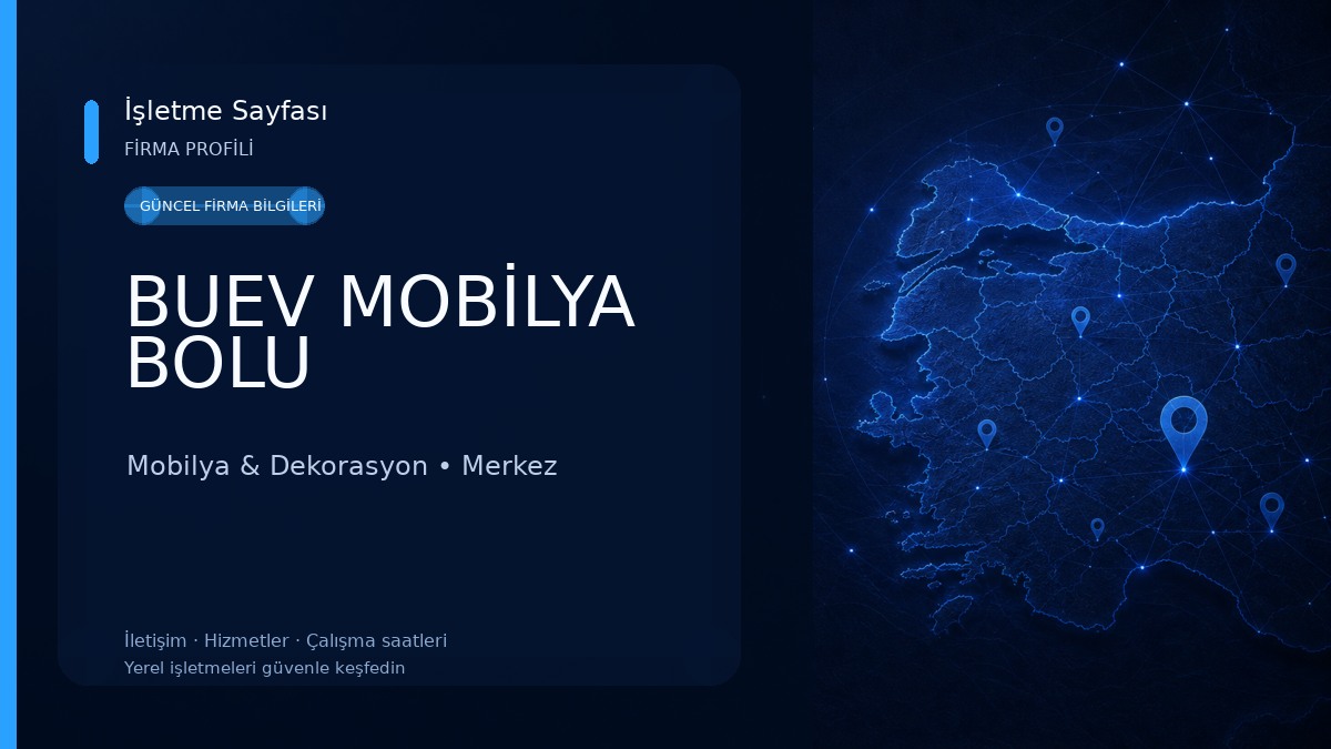 BUEV MOBİLYA BOLU 