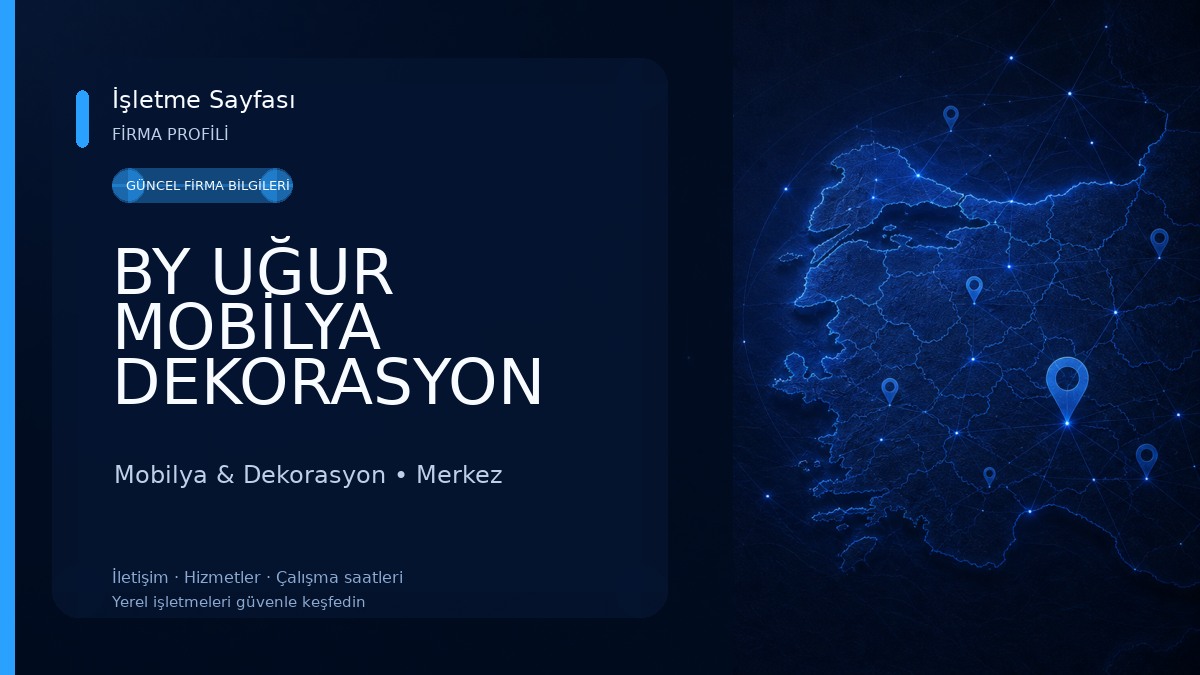 BY UĞUR MOBİLYA DEKORASYON