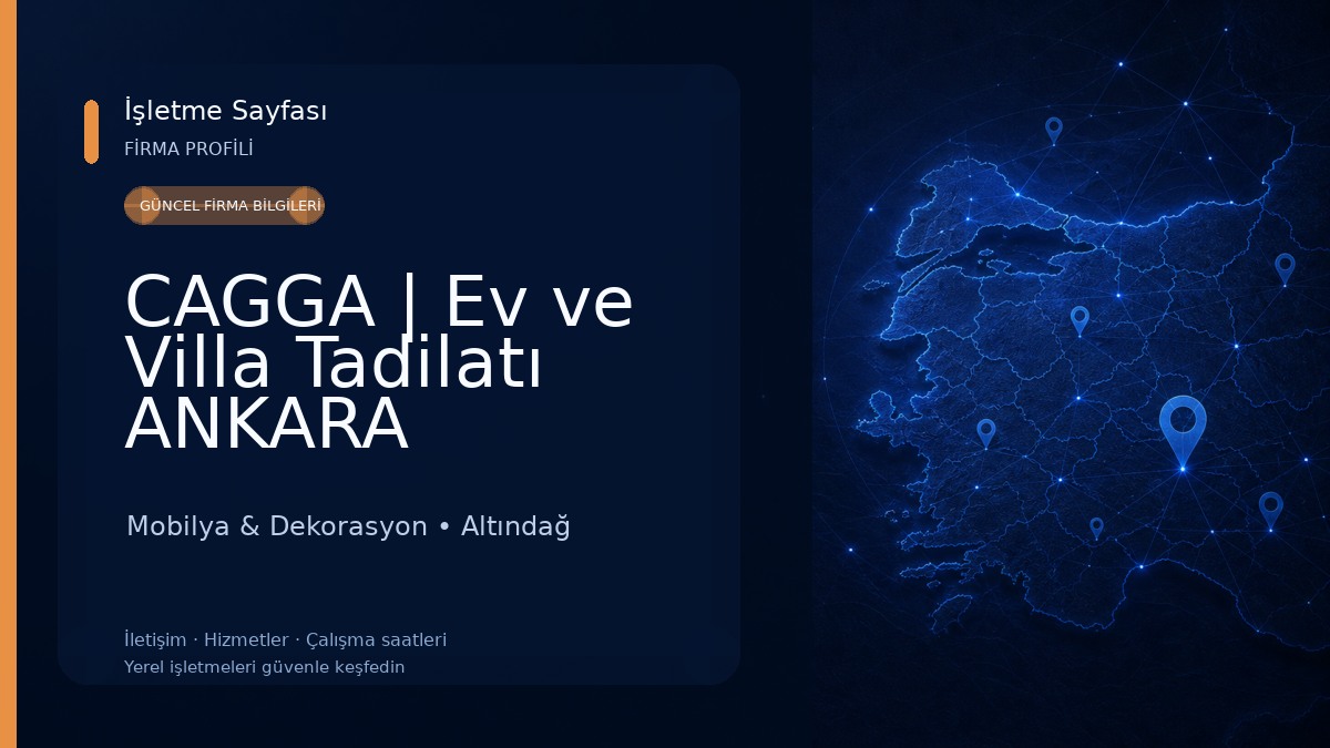 CAGGA | Ev ve Villa Tadilatı ANKARA Mobilya & Dekorasyon