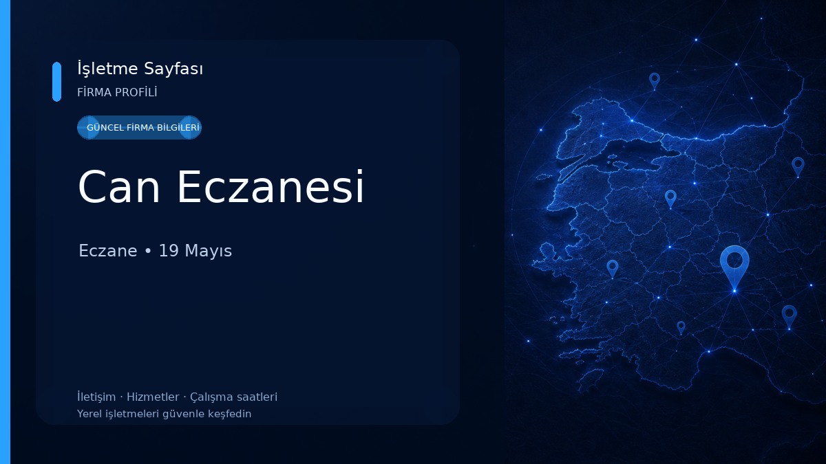 Can Eczanesi Eczane