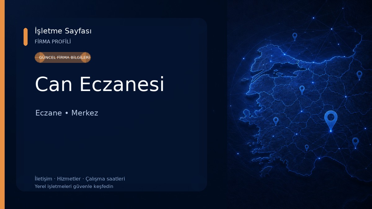Can Eczanesi