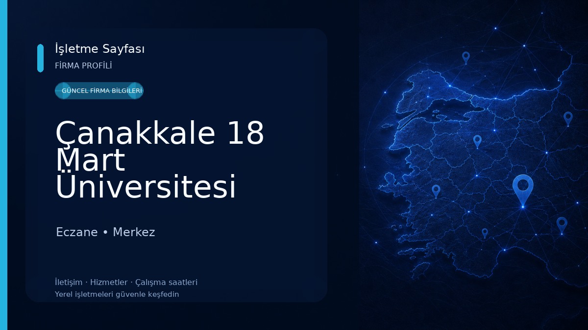 Çanakkale 18 Mart Üniversitesi Sağlık hizmetleri Meslek yüksek okulu