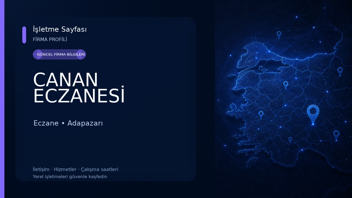 CANAN ECZANESİ Eczane
