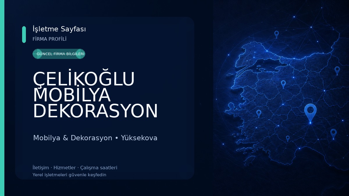 ÇELİKOĞLU MOBİLYA DEKORASYON 