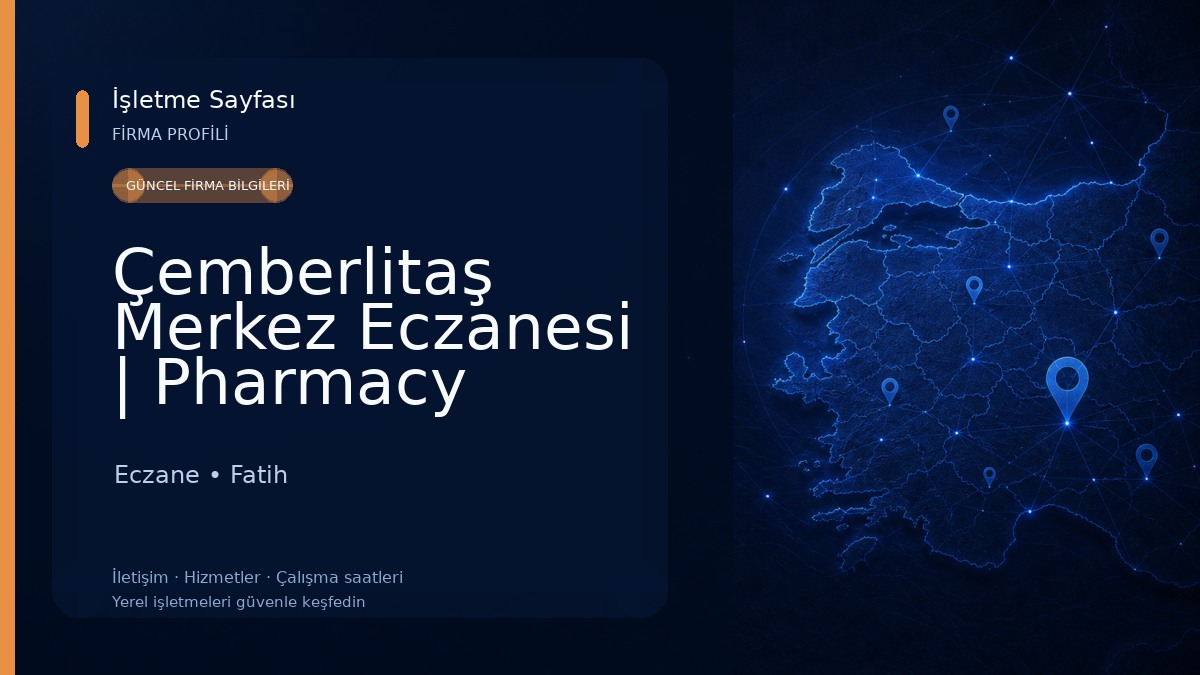 Çemberlitaş Merkez Eczanesi | Pharmacy