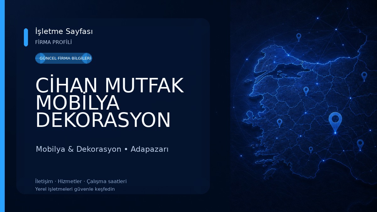 CİHAN MUTFAK MOBİLYA DEKORASYON