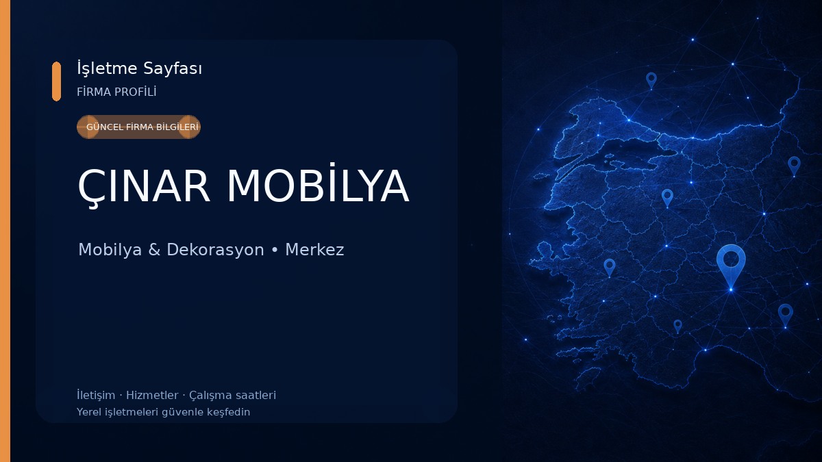 ÇINAR MOBİLYA Mobilya & Dekorasyon