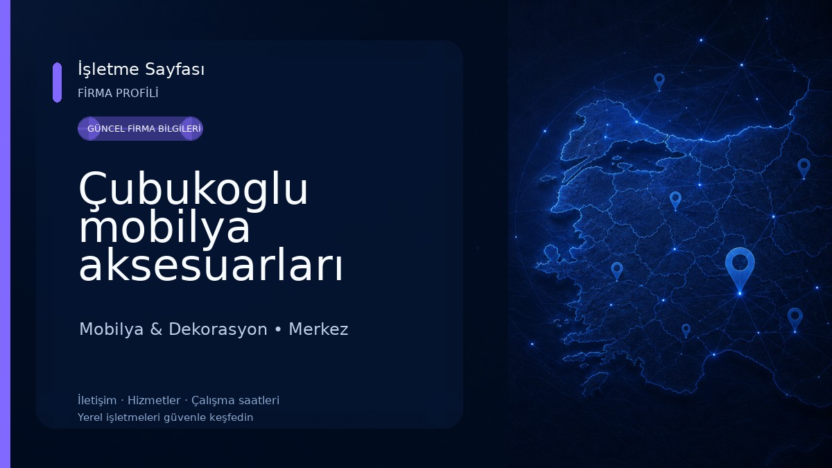 Çubukoglu mobilya aksesuarları Mobilya & Dekorasyon