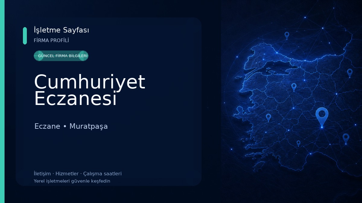 Cumhuriyet Eczanesi Eczane